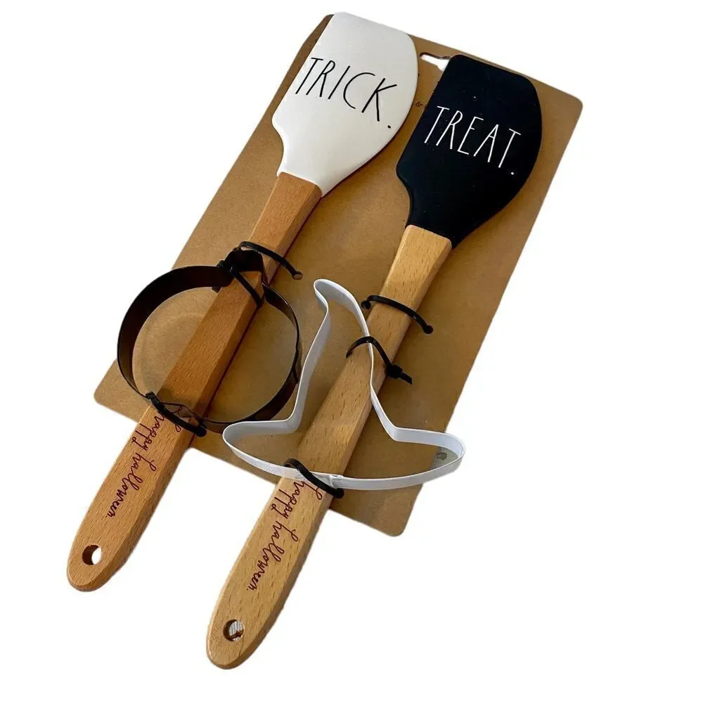 Rae Dunn Halloween Themed Spatulas & Full Sized Cookie Cutters.